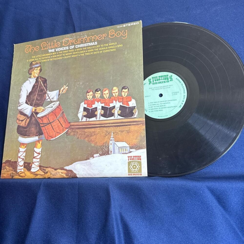 1967 Christmas vinyl record "The Little Drummer Boy" christmas #vinylrecord